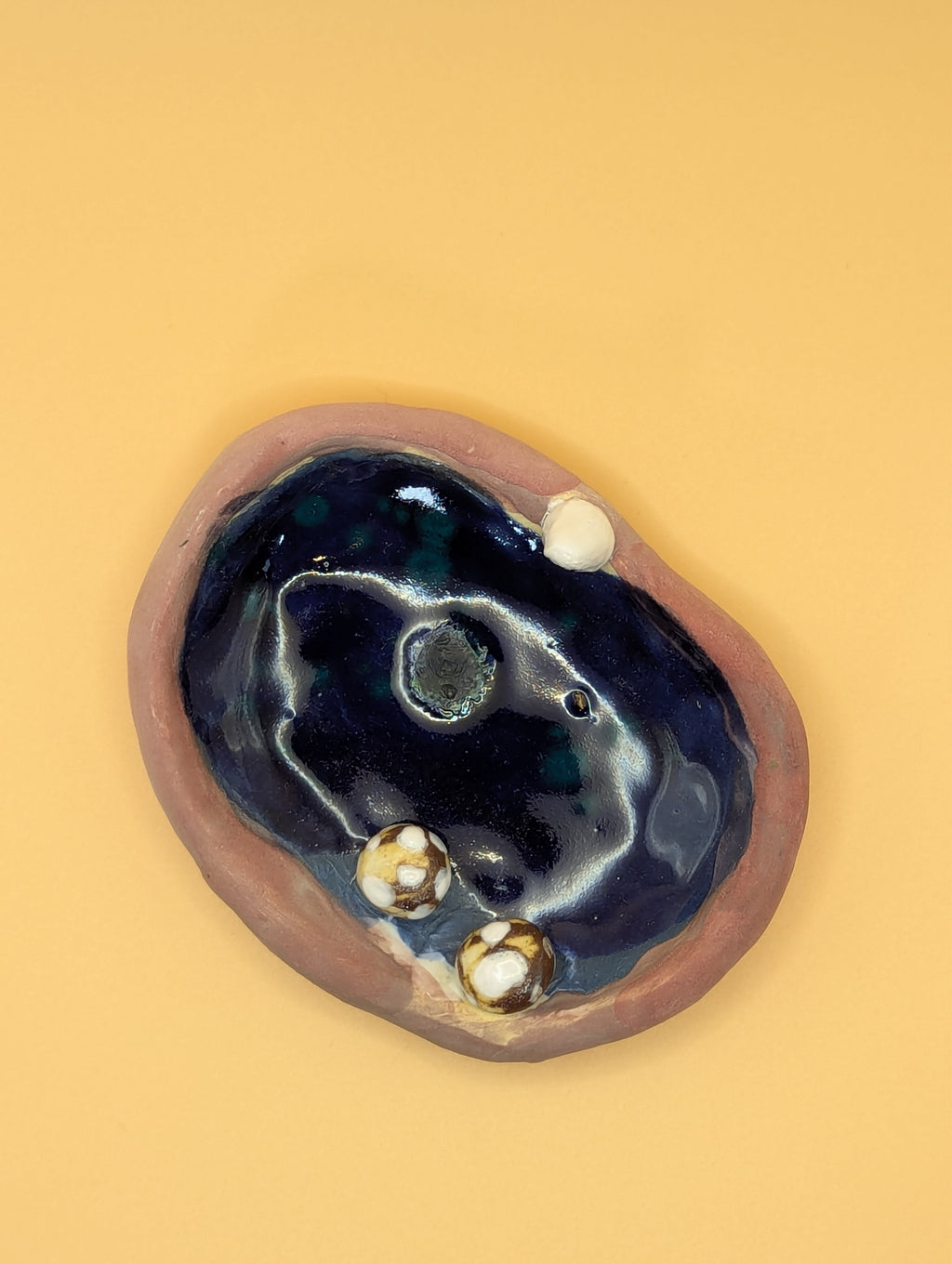 Ghosts Foraging for Mushrooms Trinket Dish