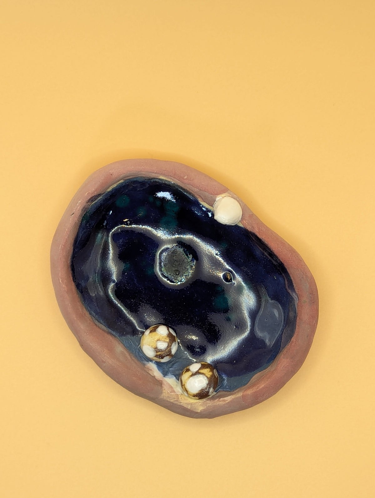 Ghosts Foraging for Mushrooms Trinket Dish