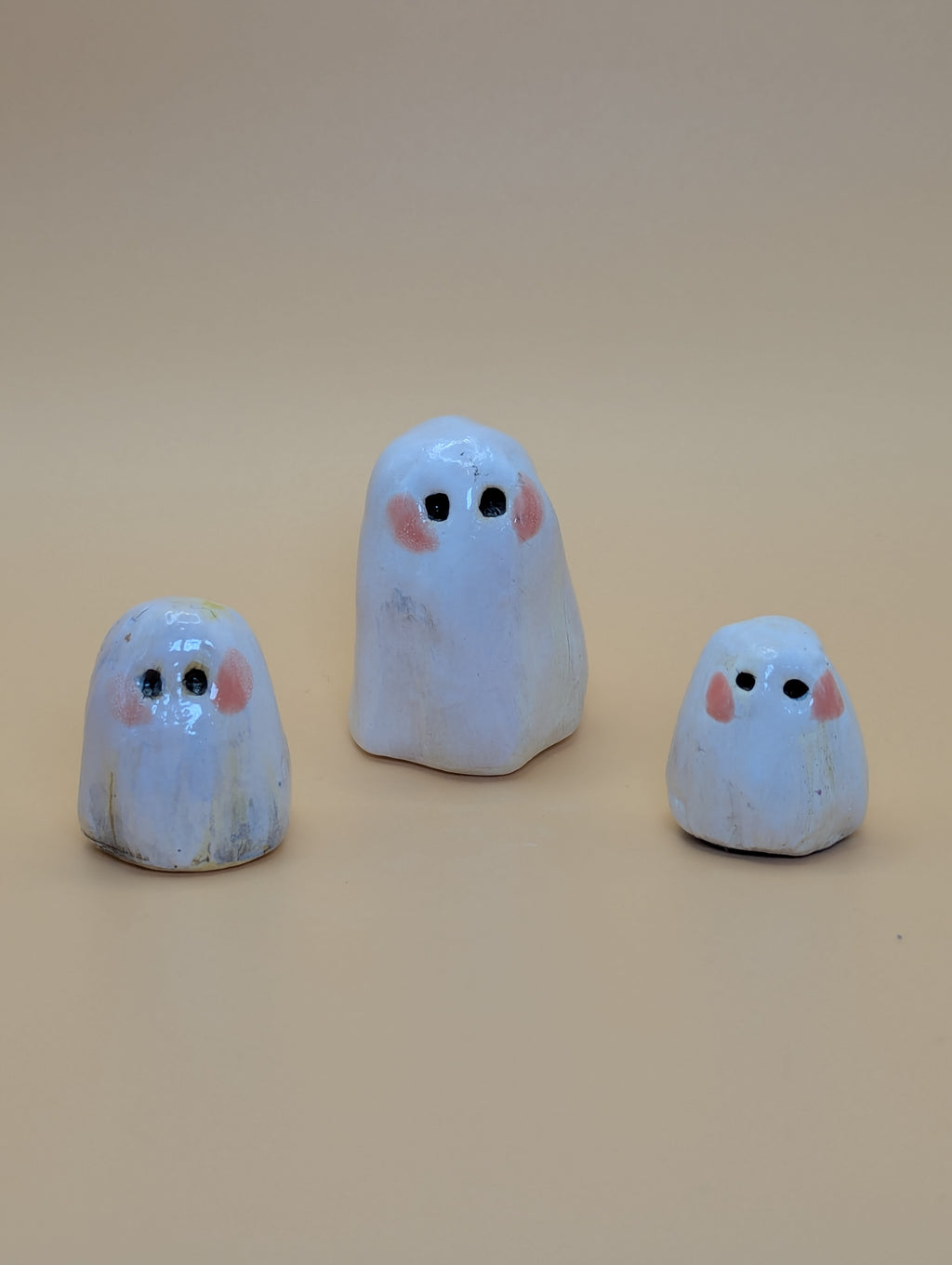 Blushing Ghost Family Figurines