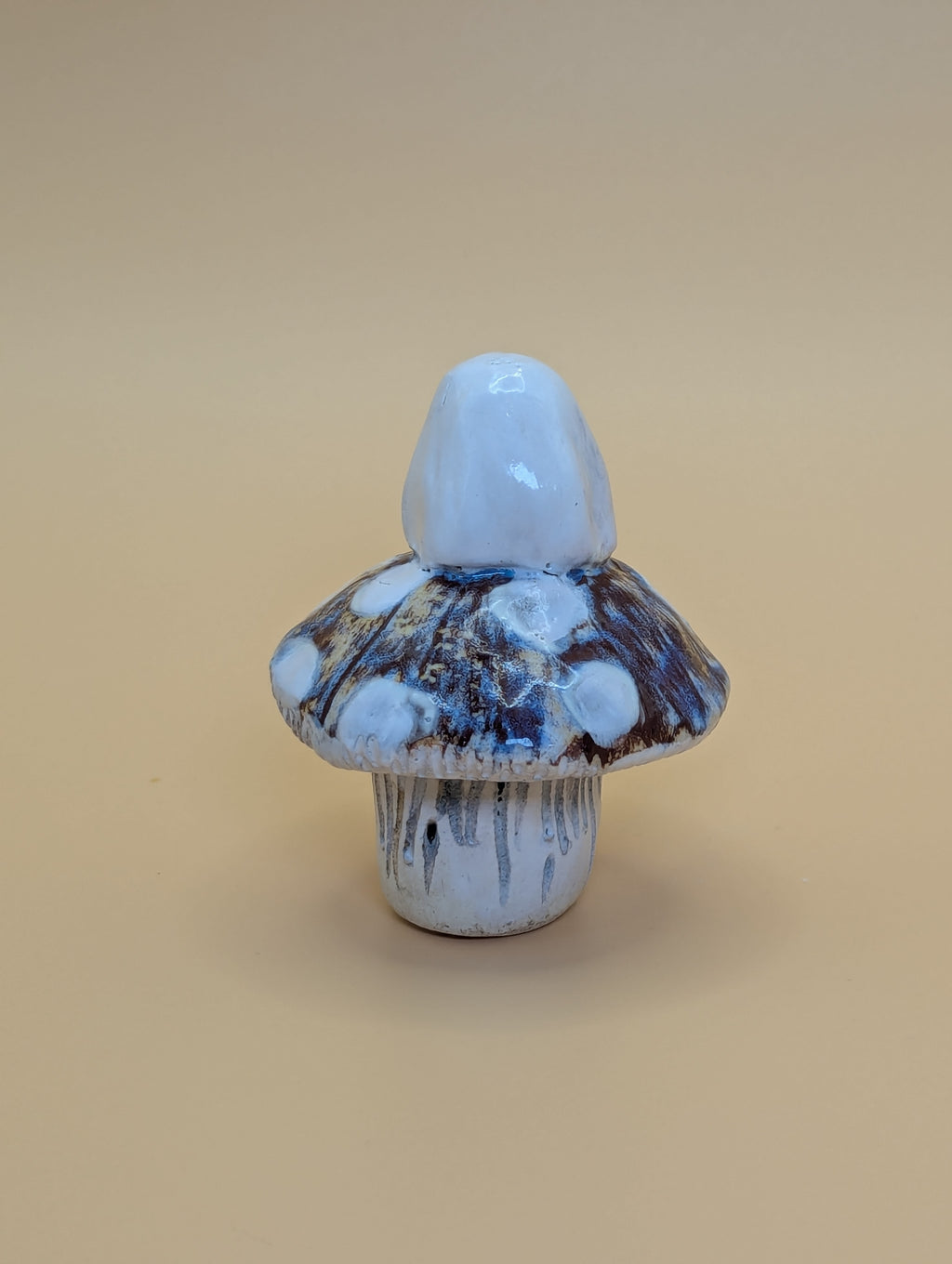Blushing Ghost on a mushroom Figurines