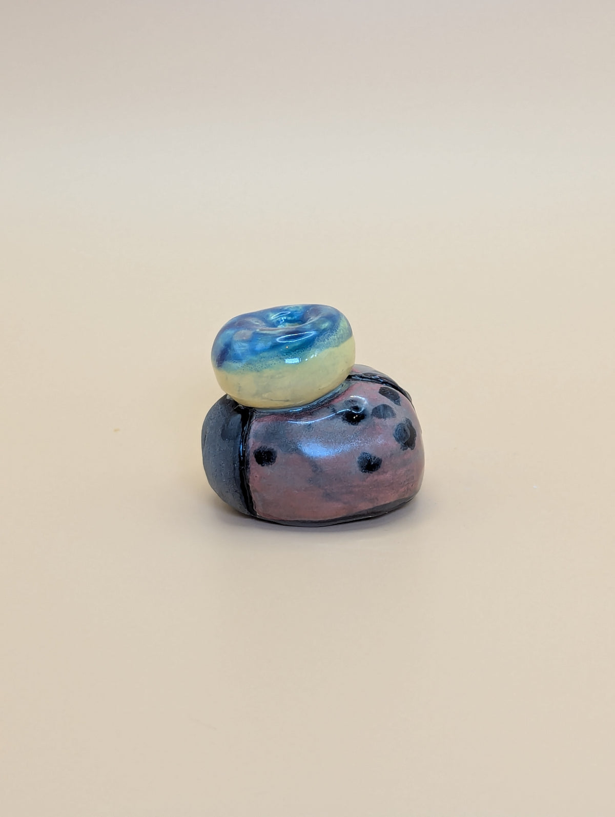 Ladybird Donut Wiglett Ornament