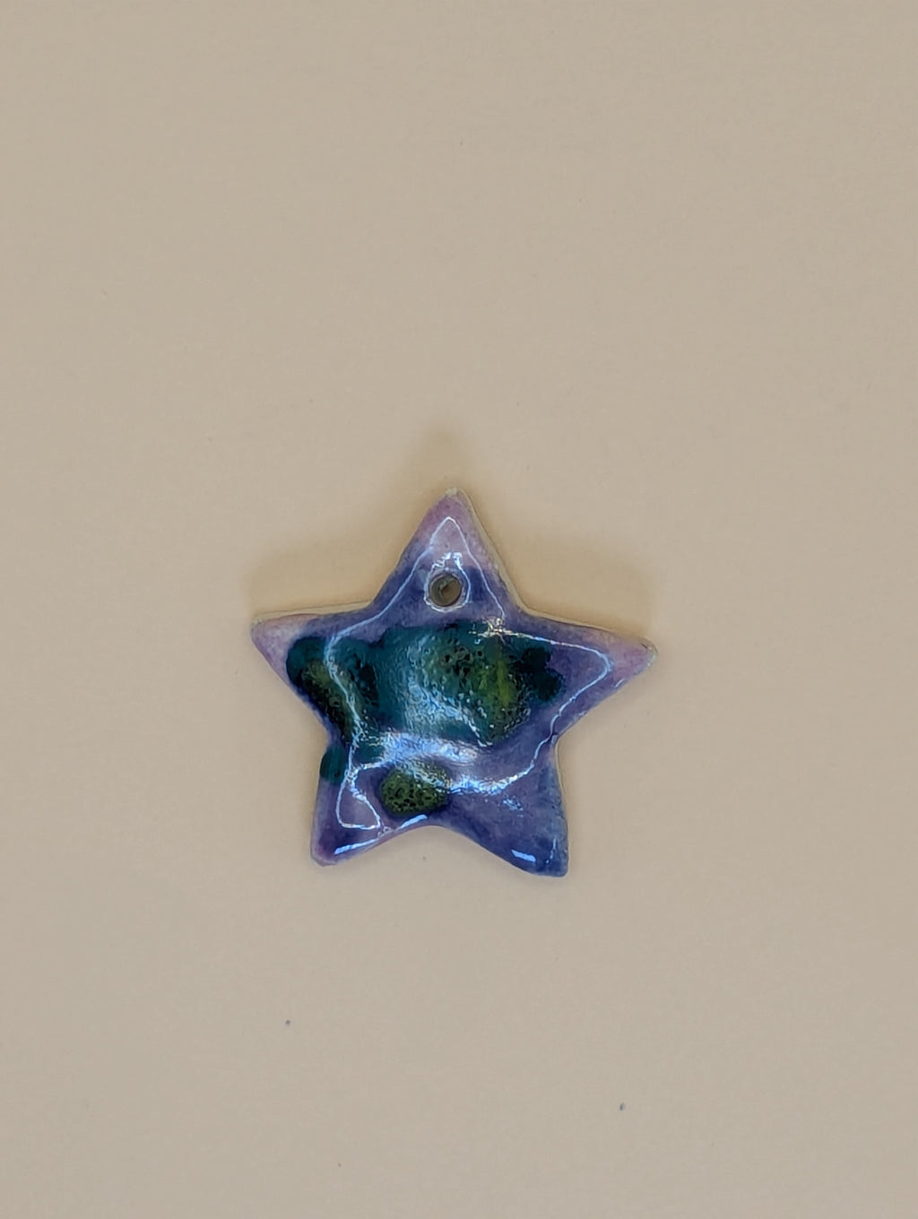 Handmade Ceramic Star Hanging Decoration