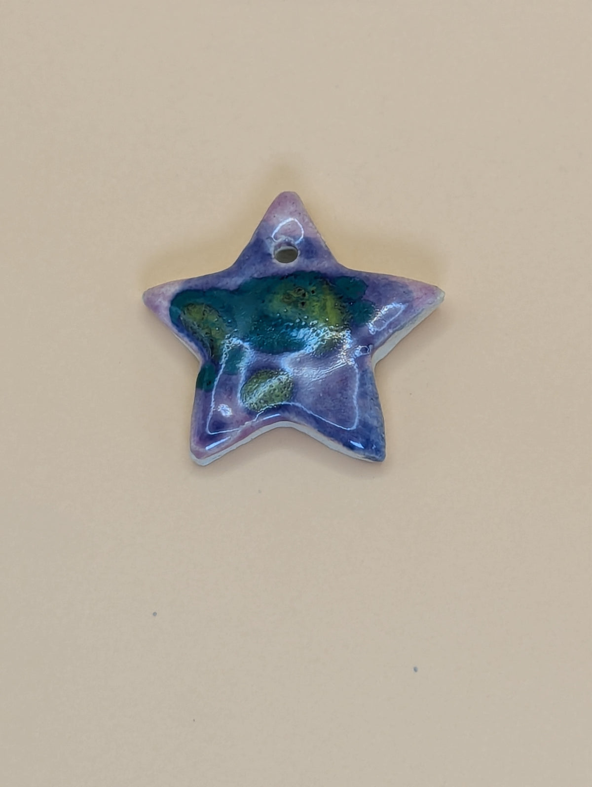 Handmade Ceramic Star Hanging Decoration