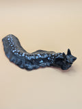 Handmade Grey & White Spotted Ceramic Slug Ornament