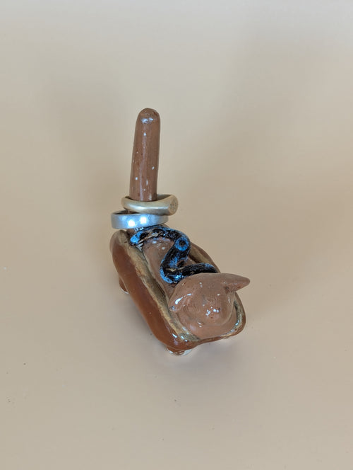 Ceramic Hot Dog Ring Holders