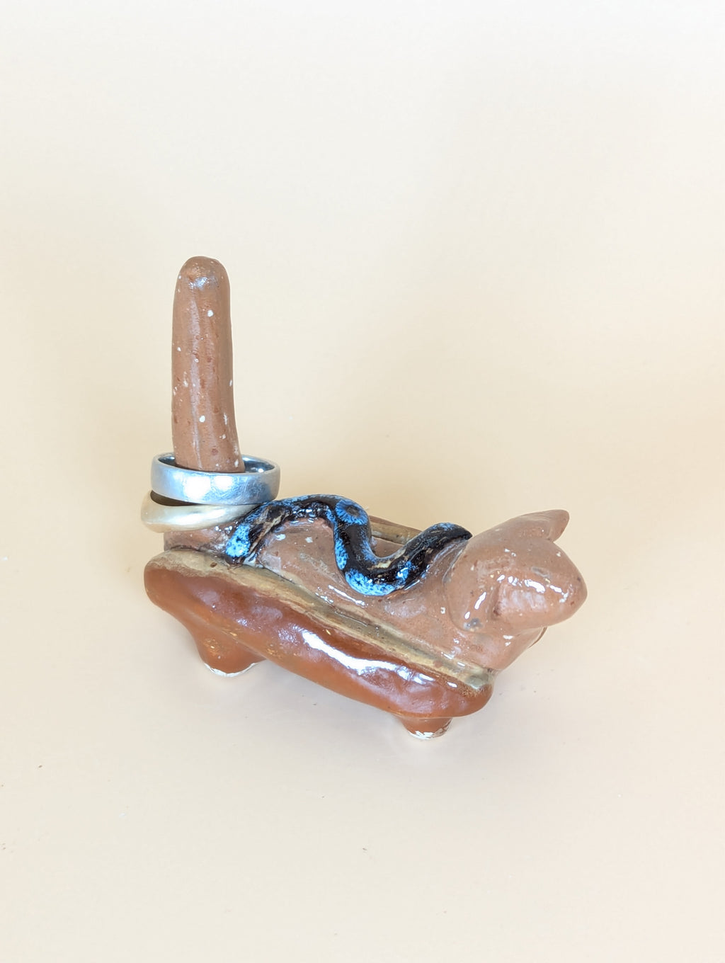 Ceramic Hot Dog Ring Holders