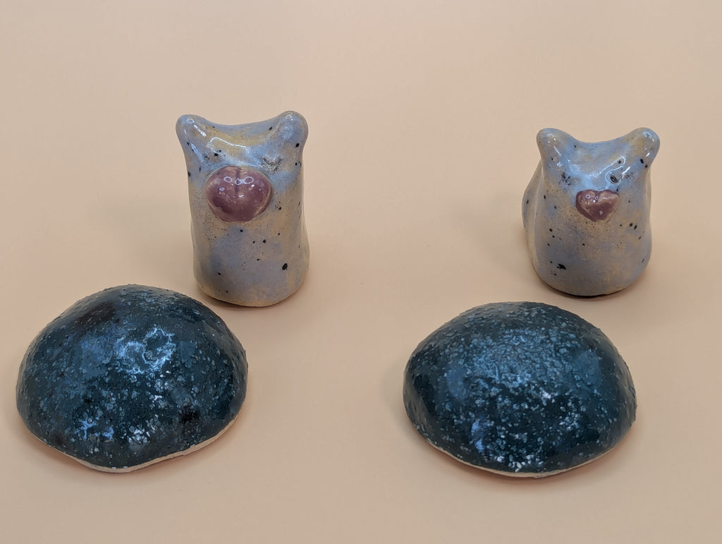Mushroom Hat Cats Ornament